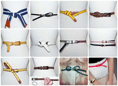 Formas De Llevar Un Cintur N Ways To Knot A Belt Estilo