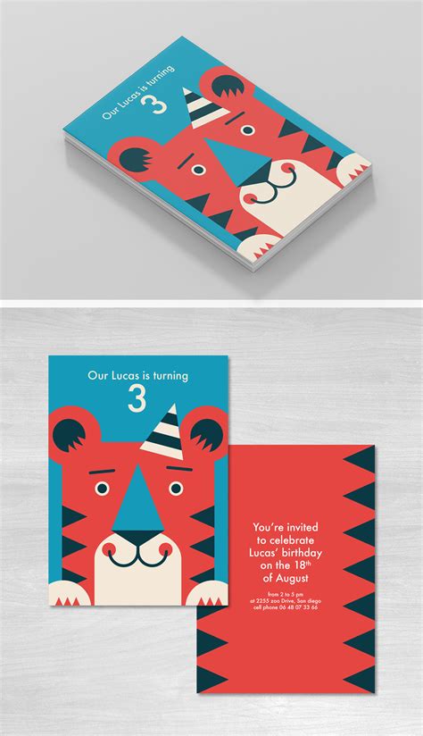 Children's Birthday Invitations :: Behance