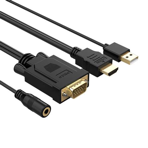 Hdmi To Vga Cable 1 Meter 1080p Orico