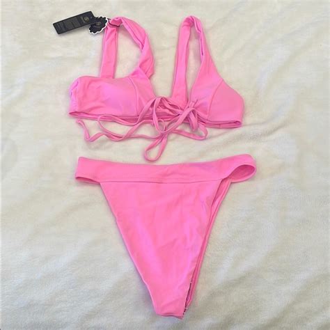 Sherry DC Swim Sherry Dc Vibrant Pink Bikini Set Poshmark