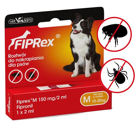 FIPREX KROPLE NA KLESZCZE DLA PSA M 10 20kg 1X2ml PSY Leki