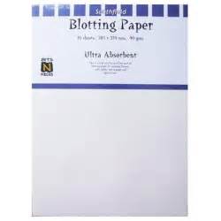 210 X 285mm White Blotting Paper Pack Of 10 Sheets