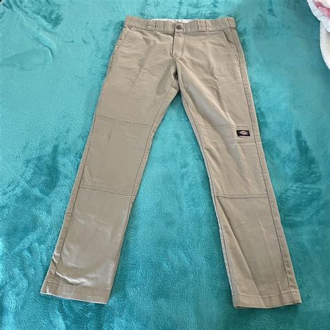 Dickies Men S Tan Trousers Depop