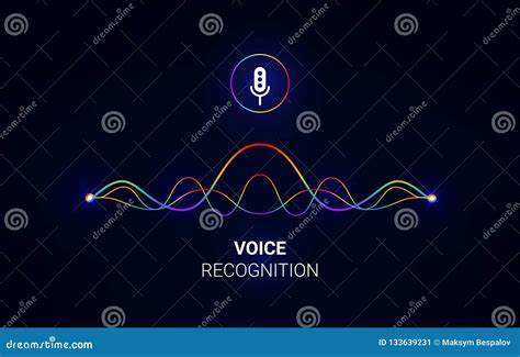 Personal Assistant Voice Recognition Concept Artificial Intelligence Technologies Sound Wave