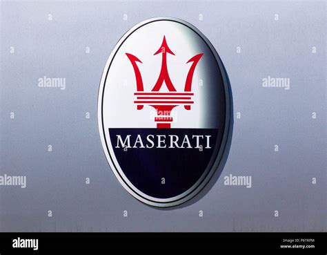 GLENDALE, CA/USA - OCTOBER 24, 2015: Maserati automobile dealership ...