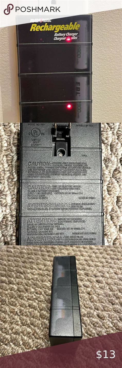 Rayovac Model Ps Rechargeable Type Aa Aaa Battery Charger Nicad Nimh