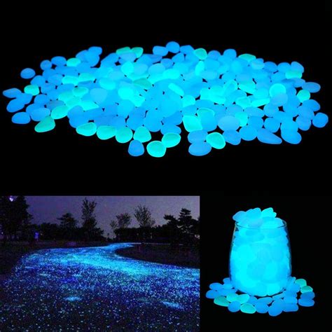 Glow In The Dark Garden Pebbles Glow Stones Rocks For Walkways Glow