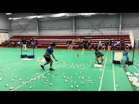 MASTERS BADMINTON ACADEMY TRAINING WITH COACH CHRIS AND COACH LANIE 2ND