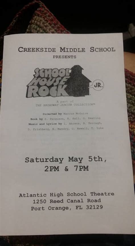 Creekside Middle School performs School House Rock - Volusia County Moms