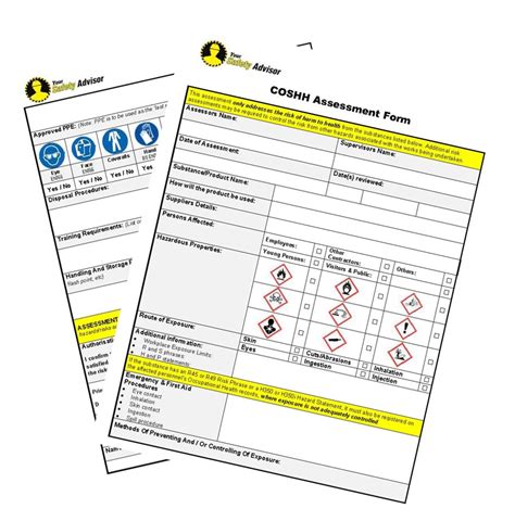 Coshh Assessment Risk Assessment For Hazardous Substances