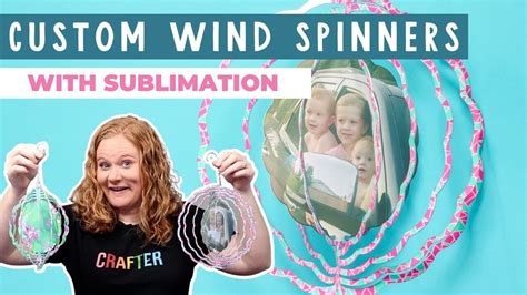 How To Make Custom Sublimation Wind Spinners Youtube