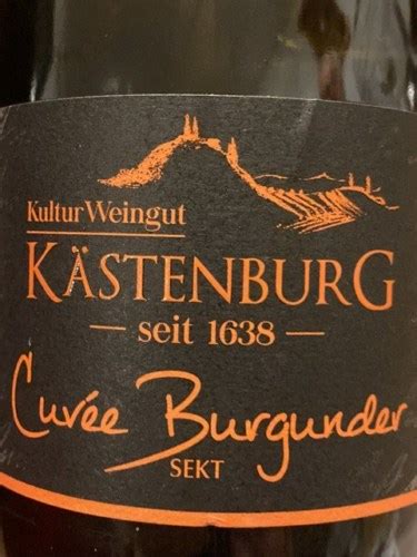 Kultur Weingut Kastenburg Cuvée Burgunder Sekt Reserve Vivino US