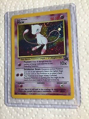 Mew Black Star Promo Wotc Holo Rare Exc Near Mint Pokemon Card Ebay