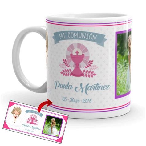 Taza Personalizada Con Foto Primera Comuni N Ni O Kembilove