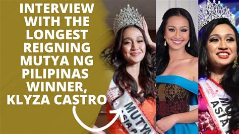 Interview With The Longest Reigning Mutya Ng Pilipinas Winner Klyza