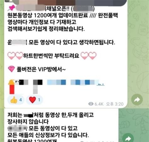 단독 51번까지 증식한 ‘vip N번방끝나지 않은 텔레그램 성착취물 유통 실태 일요신문