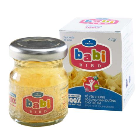 Babi Bird - Nước Yến Sào Trẻ Em Sợi Yến Thật 100% - Mua 5 Hũ Tặng 1 ...