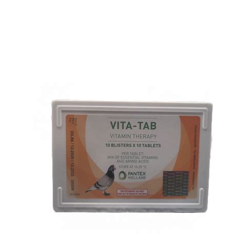 Pantex Vita Tab 100 Tablets — Global Pigeon Supplies Inc