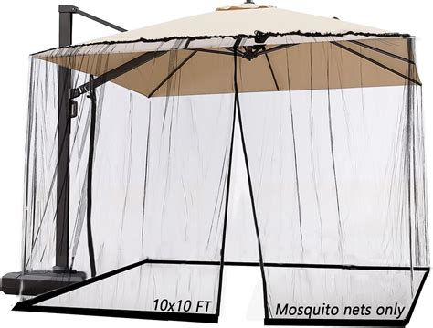 Amazon 7 5 11 Ft Patio Umbrella Mosquito Net Patio Screen Mesh