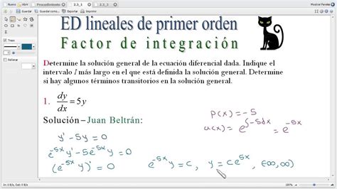 Ecuacion Diferencial Lineal