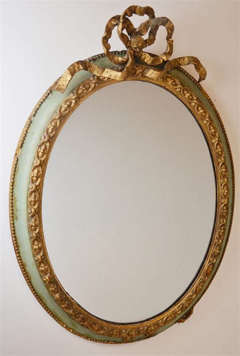 Antiques Atlas Antique Wall Mirror Oval Looking Glass Gilt Gesso As272a396 1560