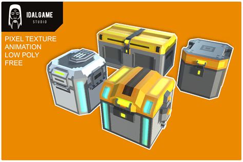 Pixel Boxes Low Poly Free 3d Sci Fi Unity Asset Store