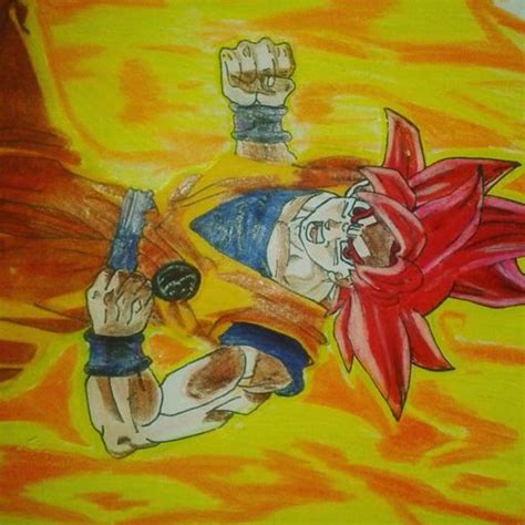 Goku Super Sayayin Dios Rojo DibujArte Amino