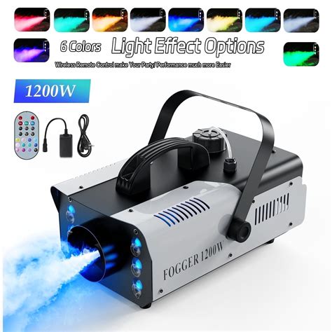 smoke machine fog machine  cfm smoke machine  colorful led