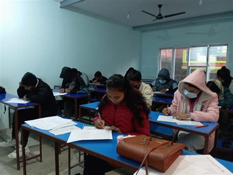 CARE Kathmandu - Students participating in model exam