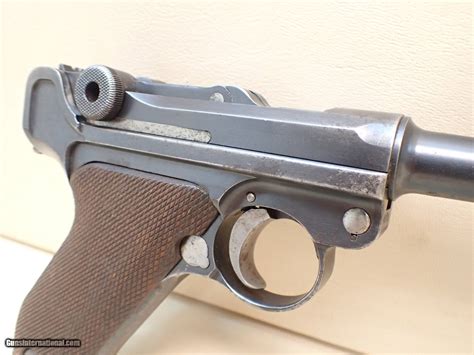 DWM 1920 Commercial Luger 30cal 7 65mm 4 Barrel Blued Semi