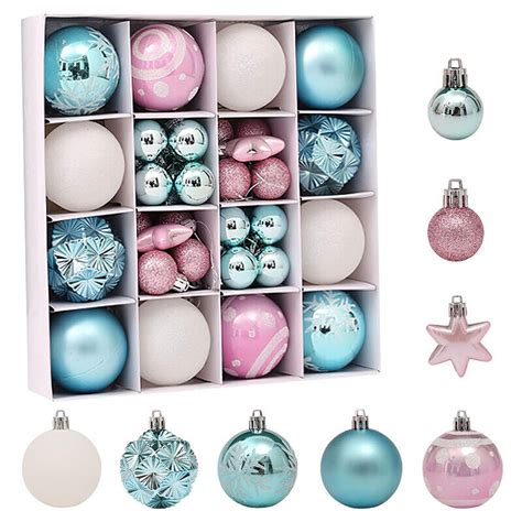 42 44pcs Large Christmas Baubles Xmas Tree Balls Decor Party Wedding