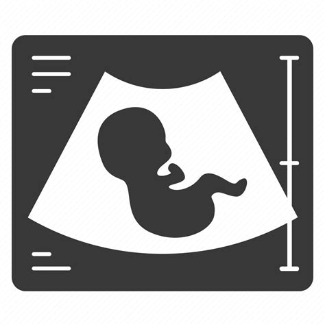 Embryo, maternity, obstetrics, ultrasound, diagnostics, scan, xray icon ...