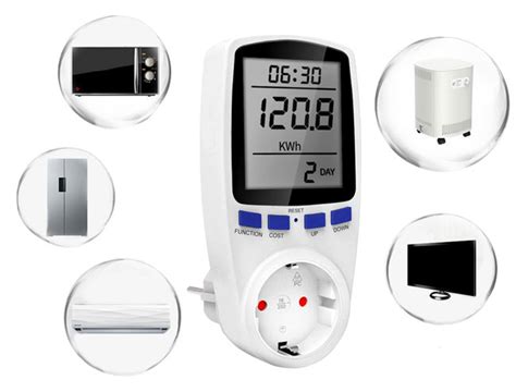 LCD Display Energy Usage Power Meter Plug | ATO.com