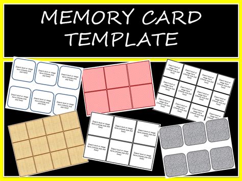 MEMORY GAME (Editable PowerPoint Template) | Teaching Resources