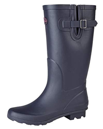 Ladies Wide Calf Wellies Wellington Boots With Memory Foam Insoles