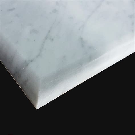 Carrara Honed Bullnose Step Tread Marble Size X X