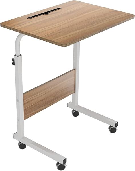 Dlandhome Laptoptisch H Henverstellbar Mit Rollen Cm Betttisch