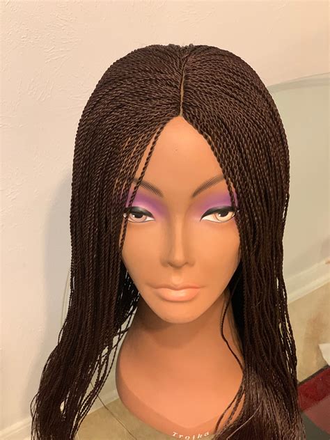 Micro Twist Braided Wig READY TO SHIP Etsy