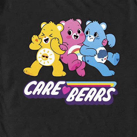 Mens Care Bears Colorful Bears Graphic Tee