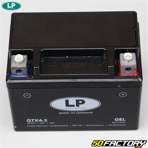 Batterie Landport Gtx L Bs V Ah Gel Moto Scooter Cc Derbi Senda