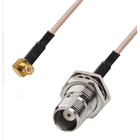 Rf Pigtail Cable Tnc Female To Mcx Male Right Angle Rg Cm