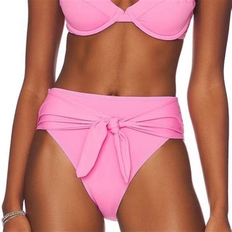 WeWoreWhat Swim Nwt Weworewhat Claudia Riviera High Rise Bikini 2pc