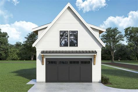 Shed Dormers On Each Side Of This New American Detached Garage Plan