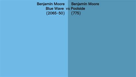 Benjamin Moore Blue Wave Vs Poolside Side By Side Comparison