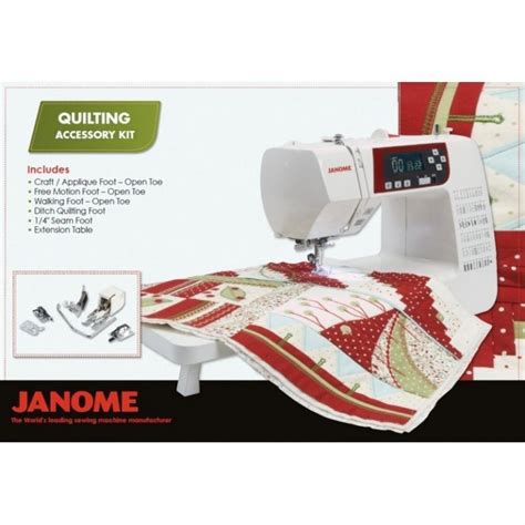 janome quilting accessory kit  dc models janome sewing centre