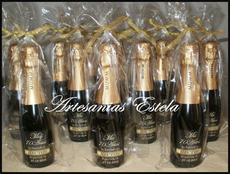 Botellitas De Champagne Personalizadas Modelos Artesanias Estela