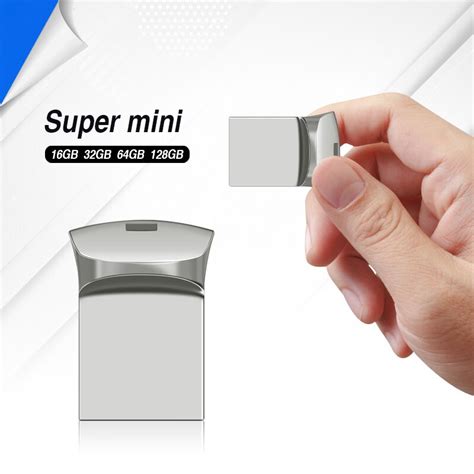 Mini Unidad Flash Usb De Metal Pendrive De Alta Velocidad Gb Gb