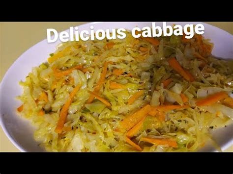 How To Cook Jamaican Stir Fry Steamed Cabbage Vegetarian Friendly