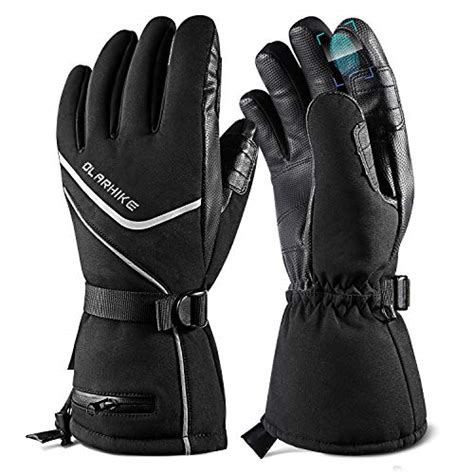 Olarhike Guantes De Esqu Impermeables Para Hombre Y Mujer M T