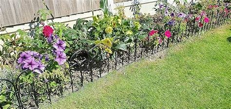 Woodside Decorative Garden Border Lawn Edging Steel Fence Pack